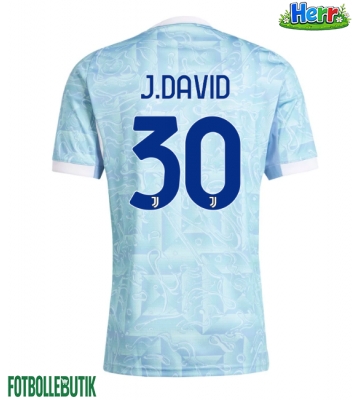 Juventus Jonathan David #30 Bortatröja 2025-26 Kortärmad